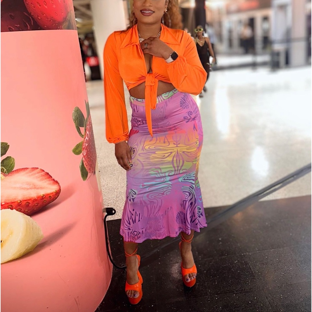 2 piece skirt set